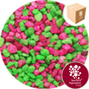 Fish Tank Gravel - Fluorescent Applewink Green / Pink